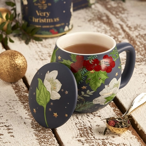 Cana Portelan Camilla Christmas Cu Infuzor si Capac 1